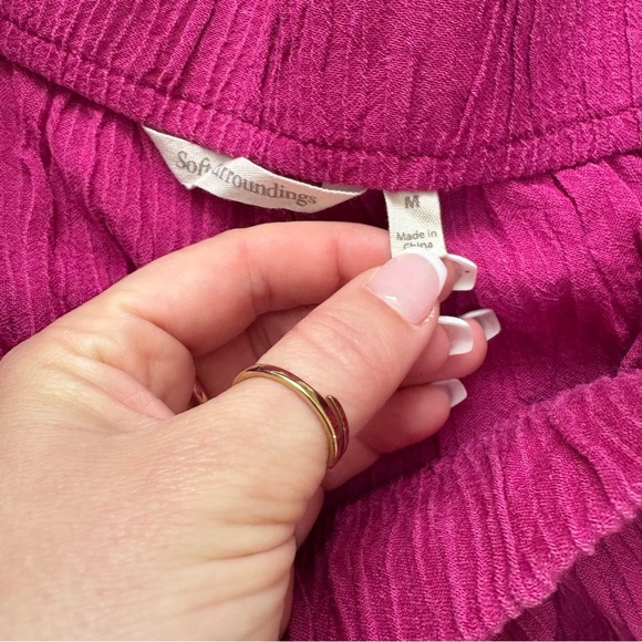 Soft Surroundings Fuchsia Pants - Picture 4 of 4